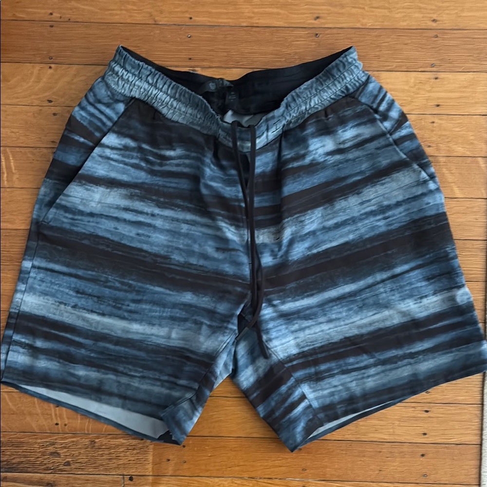 lululemon Blue/Black Athletic Swim Shorts
